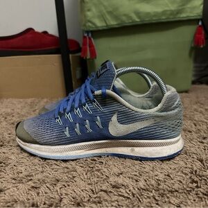 Nike Air Zoom Pegasus 33 “Blue Wolf Grey” Size 5 Youth